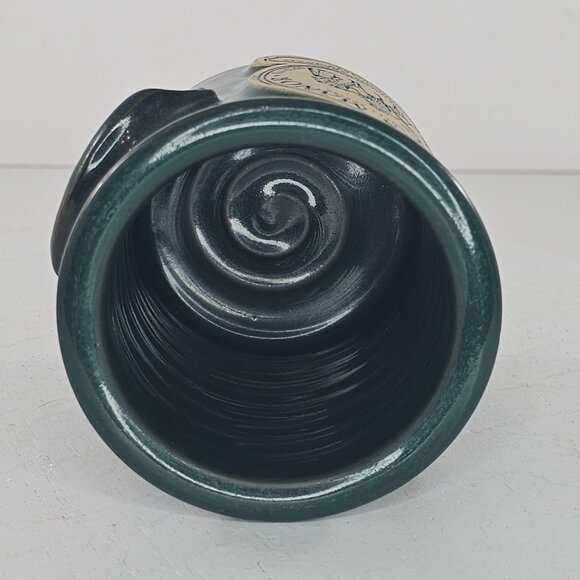 Rogues Manor Green Ceramic Crock Deneen Pottery Small Collectible Decor - Picture 6 of 8